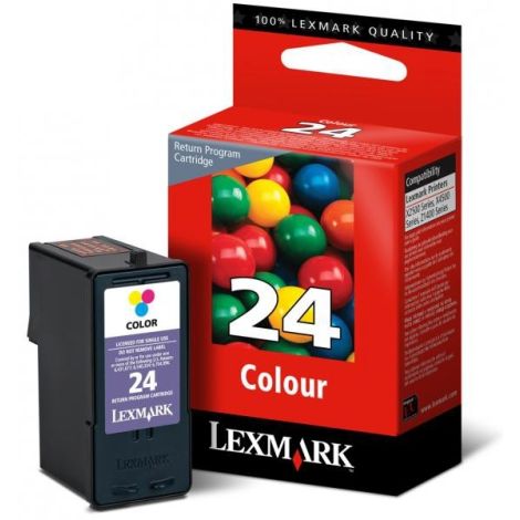 Cartridge Lexmark 18C1524E no. 24, barevná (tricolor), originál