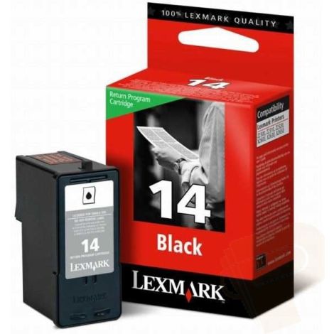 Cartridge Lexmark 18C2090E no. 14, černá (black), originál