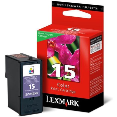 Cartridge Lexmark 18C2110E no. 15, barevná (tricolor), originál