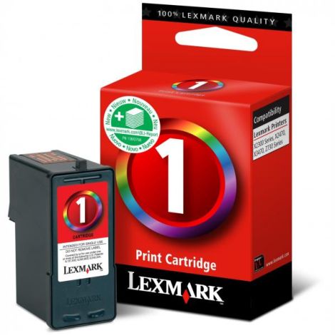 Cartridge Lexmark 18CX781E no. 1, barevná (tricolor), originál