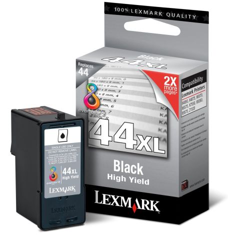 Cartridge Lexmark 18Y0144E no. 44 XL, černá (black), originál
