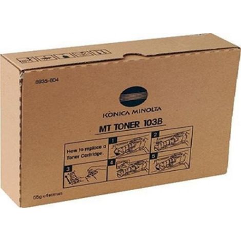 Toner Konica Minolta TN103B, 8935804, čtyřbalení, černá (black), originál