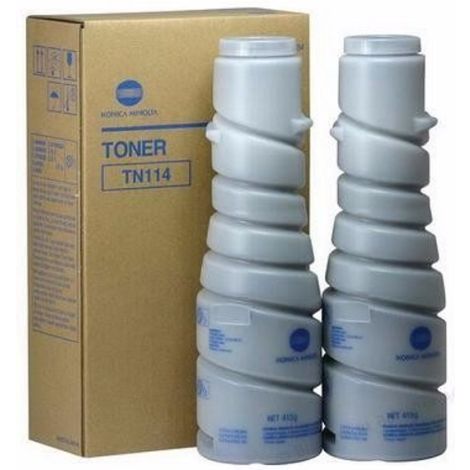 Toner Konica Minolta TN114, 8937784, dvojbalení, černá (black), originál