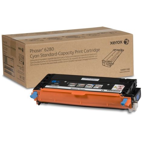 Toner Xerox 106R01388 (6280), azurová (cyan), originál