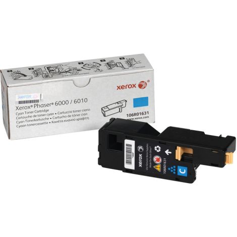 Toner Xerox 106R01631 (6000, 6010, 6015), azurová (cyan), originál