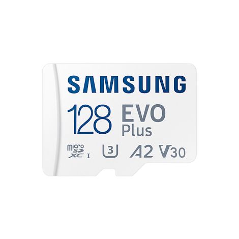 Samsung EVO Plus/micro SDXC/128GB/130MBps/UHS-I U3 / Class 10/+ Adaptér MB-MC128KA/EU