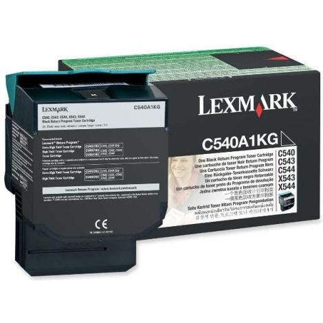 Toner Lexmark C540A1KG (C540, C543, C544, X543, X544), černá (black), originál