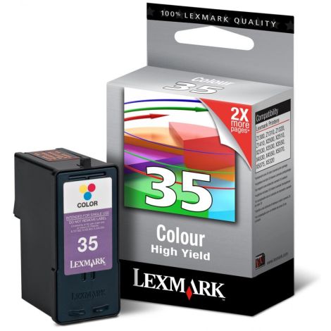 Cartridge Lexmark 18C0035E no. 35, barevná (tricolor), originál
