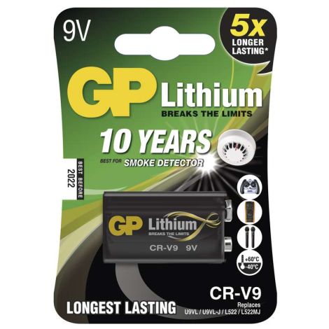 Lithiová Baterie GP CR-V9  9V - 1ks 1022000911
