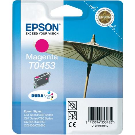 Cartridge Epson T0453, purpurová (magenta), originál