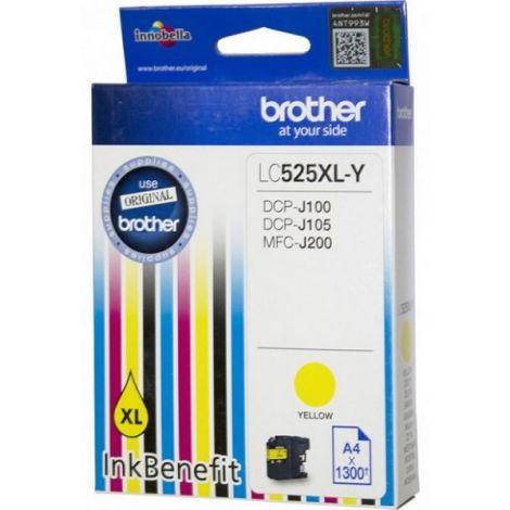 Cartridge Brother LC525XLY, žlutá (yellow), originál