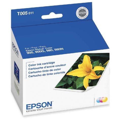Cartridge Epson T005, barevná (tricolor), originál