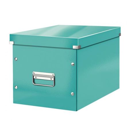 Čtvercová krabice Click &amp; Store A4 ledově modrá