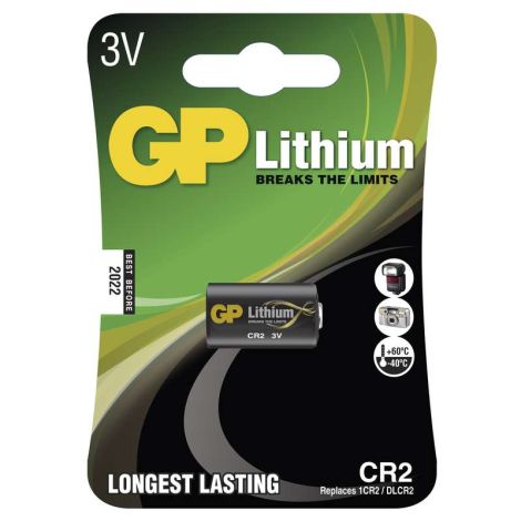Lithiová baterie GP CR2 - 1ks 1022000611