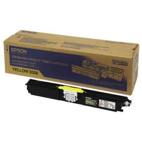 Toner Epson C13S050558 (C1600), žlutá (yellow), originál
