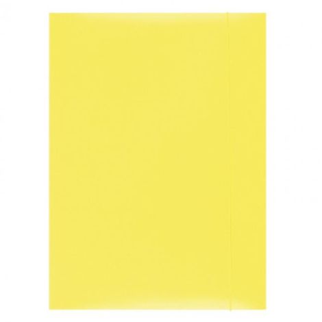 Kartonový obal s gumičkou Office Products žlutý