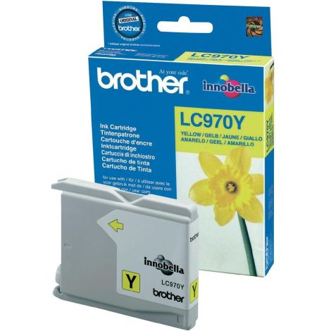 Cartridge Brother LC970Y, žlutá (yellow), originál