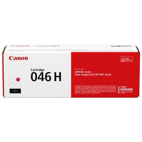 Toner Canon 046H M, CRG-046H M, purpurová (magenta), originál