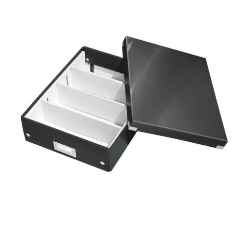 Střední organizační krabice Click &amp; Store velikost M černá