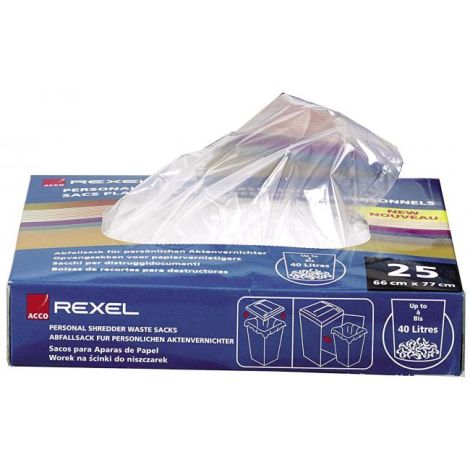 Plastové pytle Rexel S100 40 litrů 100ks