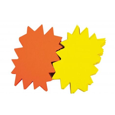 Popisovatelný barevný karton ježek, 12x16 cm, APLI, mix žlutá-oranžová