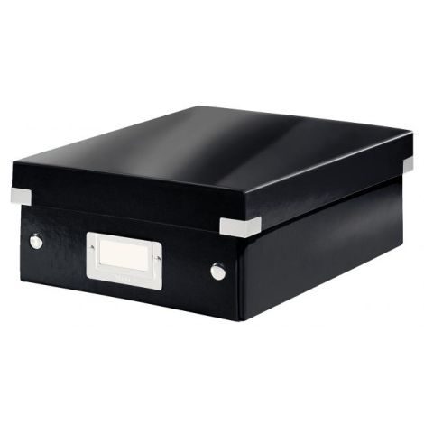 Malá organizační krabice Click &amp; Store černá