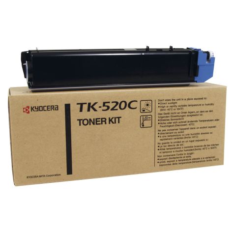 Toner Kyocera TK-520C, azurová (cyan), originál