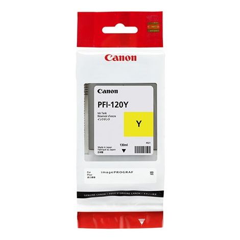 Cartridge Canon PFI-120Y, žlutá (yellow), originál