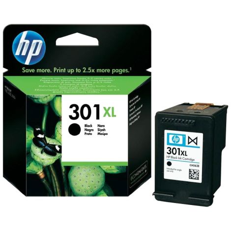 Cartridge HP 301 XL (CH563EE), černá (black), originál