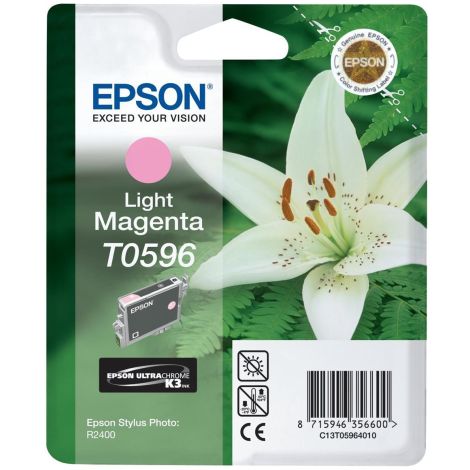 Cartridge Epson T0596, světlá purpurová (light magenta), originál