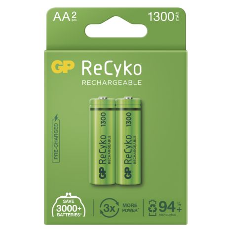 GP nabíjecí baterie ReCyko 1300 AA (HR6) 2PP 1032222130