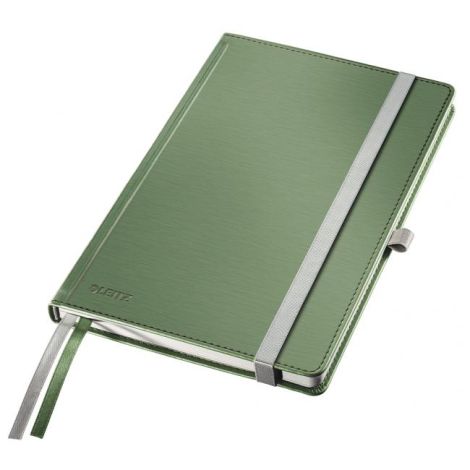 Zápisník linkovaný A5 Leitz Style tvrdé desky zelenkavý