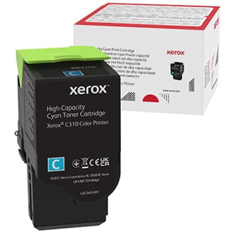 Toner Xerox 006R04361, C310, C315, azurová (cyan), originál