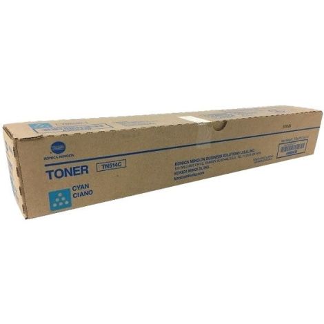 Toner Konica Minolta TN514C, A9E8450, azurová (cyan), originál