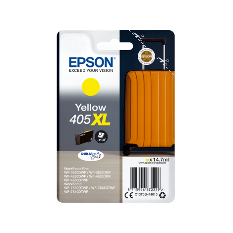 Cartridge Epson 405XL, T05H4, C13T05H44010, žlutá (yellow), originál