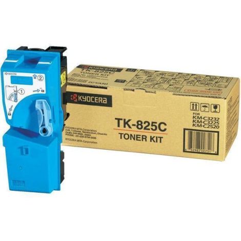 Toner Kyocera TK-825C, azurová (cyan), originál